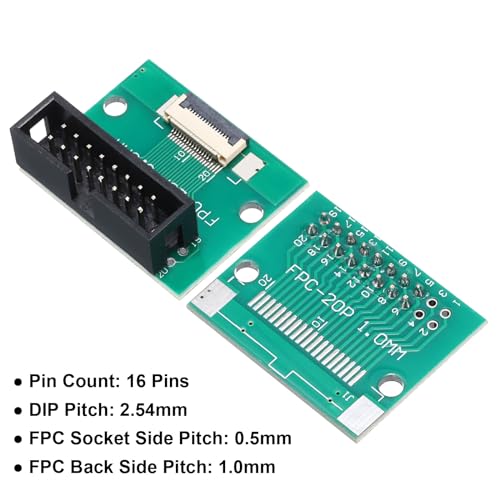 MECCANIXITY conector FFC/FPC 16 pines adaptador PCB miniatura 3