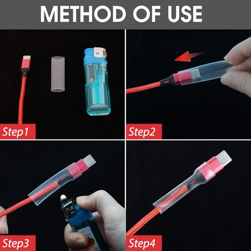 ASHINER Clear Heat Shrink Tubing Kit - 580Pcs EVA Material in 11 Sizes - Ideal for Electrical Insulation, Repairs, and Wire Connectors with User-Friendly Design and Storage Case - Thumbnail 5