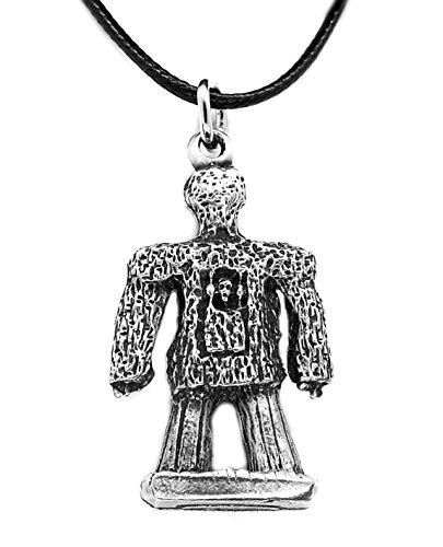 Collier avec pendentif homme en osier