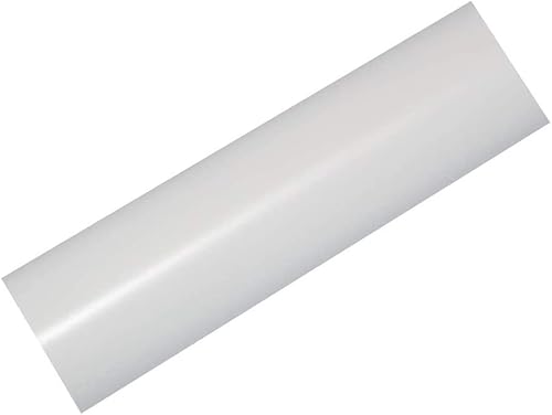 Vinilo adhesivo extraíble blanco mate de 12 pulgadas x 8 pies para cortadores Cricut, cortadores CraftROBO, cortadores Pazzles, cortadores QuicKutz