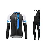 UGLY FROG Winter Jersey Thermisches Fahrradtrikot Vlies Thermo Langarm Shirt Herren Breathable Radfahren Fahrrad Lange Hülsen Fahrrad Hemd Männer Langarm Fahrradbekleidung Radfahren BMC