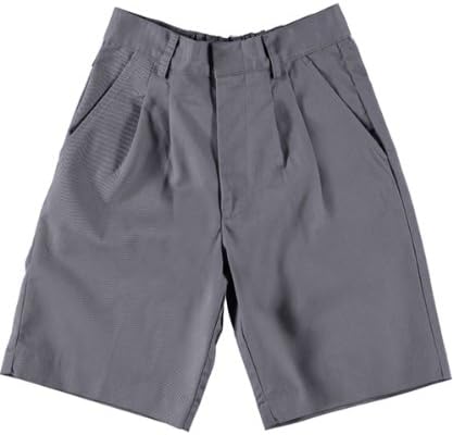 Vista 2 de Universal Pantalón corto de uniforme escolar plisado delantero para niño, Gris, 10