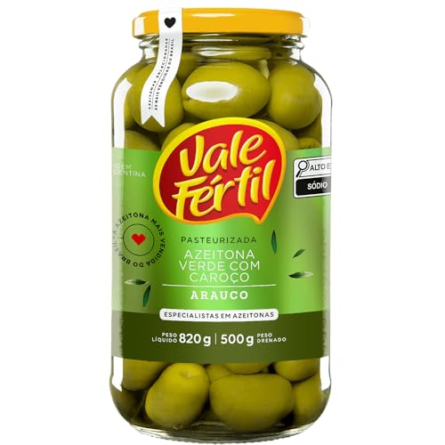 AZEITONA VERDE VALE FERTIL VIDRO 500G