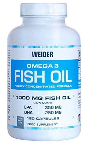 Fischöl Omega 3, 1000 mg - 180 caps, 200 g