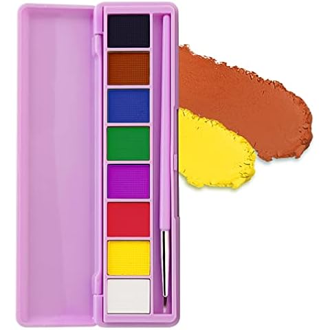 Boobeen Water Activated Eyeliner Liquid Neon Eyeliner Colorful Eyeliner Palette UV Glow Cover