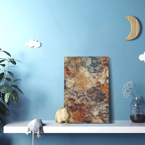 Œuvre d'art sur toile abstrait granit LPSRTWE finitions premium