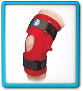 BungaBrace Pro Knee Support-Size M Color: Red