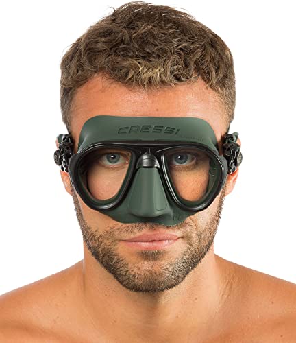 Foto von CRESSI Calibro Mask - Unisex Mehrzweckmaske Hydrodynamisches und Kompaktes für das Tauchen, fortgeschrittene Apnoe und Speerfischen