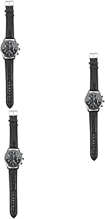 3 Peças Relógio Masculino Relógios Masculinos Relógios De Pulso Capas De Relógio Para Homens Relógio Luminoso Relógios Masculinos Folga Casual Relógio De Quartzo Relógio De Pulso