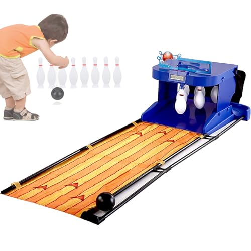 Jeu de bowling électronique LED interactif de 6ft, le cadeau familial