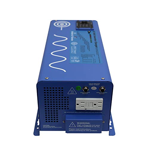 AIMS PICOGLF30W12V120VR 3000 Watt and 9000 Watt Surge 12VDC Input to 120VAC Output Pure Sine Inverter Charger Backup Power