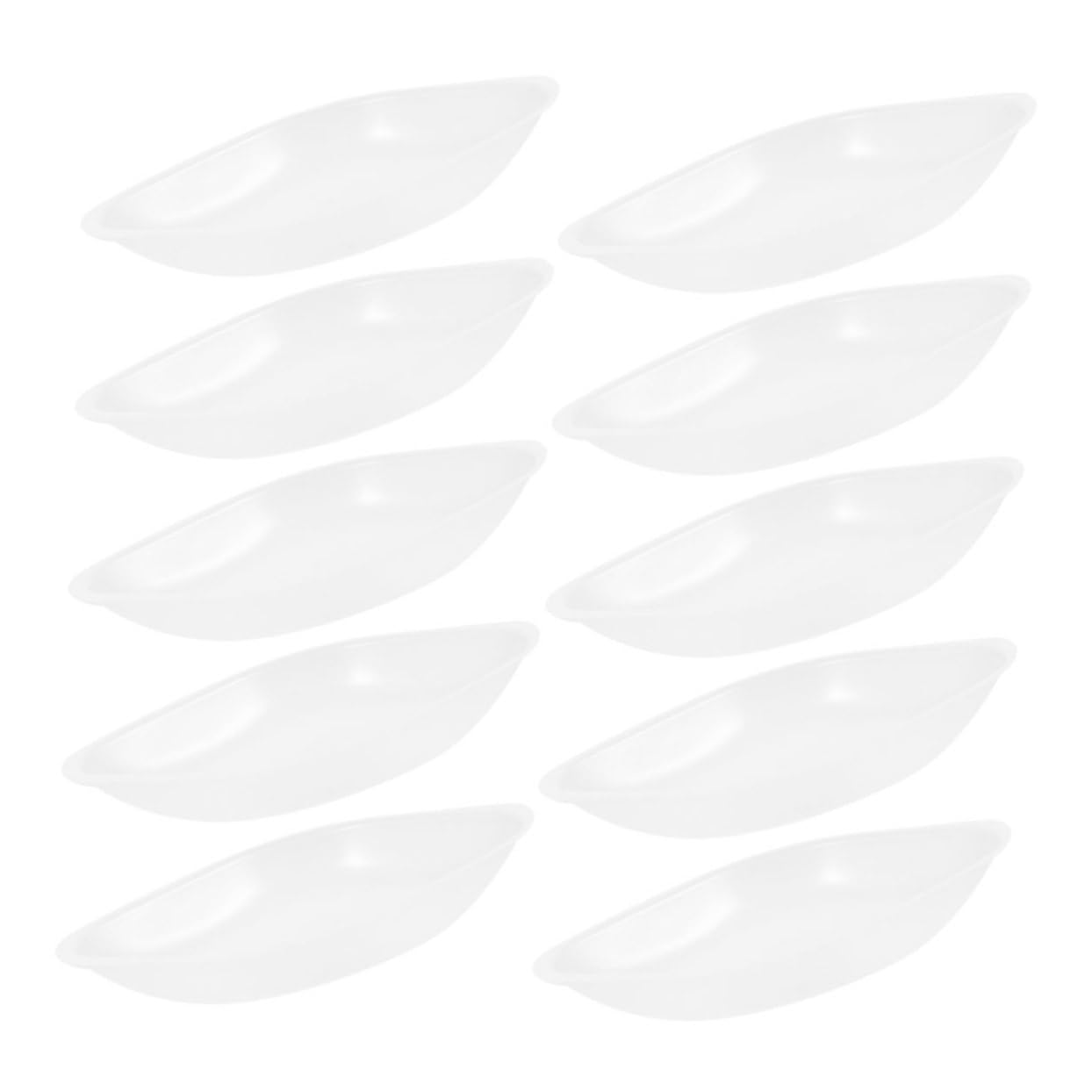 KICHOUSE Sample Weighing Trays Flat Bottom 100ml Weighing Plates Easy Cleaning Lab Equipment