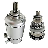 Starter Motor and Drive Bendix Compatible with ATV UTV Polaris Sportsman 335 325 500 400 425 450 500