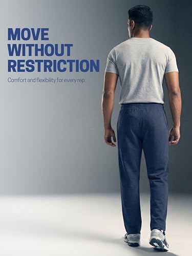 Image of Fflirtygo Mens Straight Fit Track Pants with Zip Pockets | Cotton Joggers Gym | Lower for Men | Sweatpants Sizes Upto 6XL