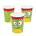Multiple Silly Monsters Theme Halloween Baby Shower Kid's Birthday Party Supplies Tableware Pack Set for 16 (Cups, Dessert Plates, Napkins & 1 Secret Bonus Bag)