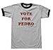 Napoleon Dynamite Men's Napoleon Dynamite Vote For Pedro Graphic T-Shirt, White / Black, Large