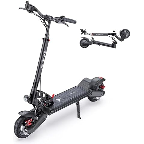 ENGWE Y400 750W Electric Scooter for Adult Up to 23Mph & 24Nm, 499WH Folding Kick Scooters Reach 25Miles Range, 10" Tire E-Scooter with C-Shaped & Rear Suspension for Commuter/Off Road Cover