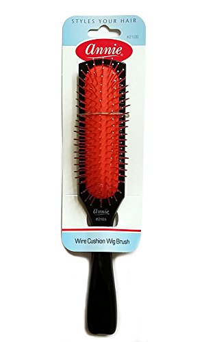 ANNIE WIRE CUSHION WIG BRUSH #2105 FOR ALL TYPES OF HAIR