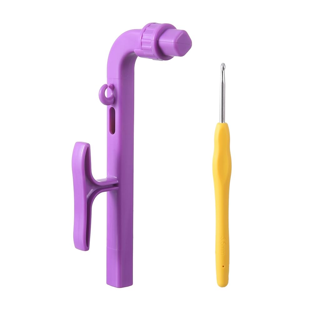 UDSKNV[KSL for Crochet Helper for Beginners, Yarn Tension Regulator and Guide, Magic Rings Tool for Crocheters& Knitters C