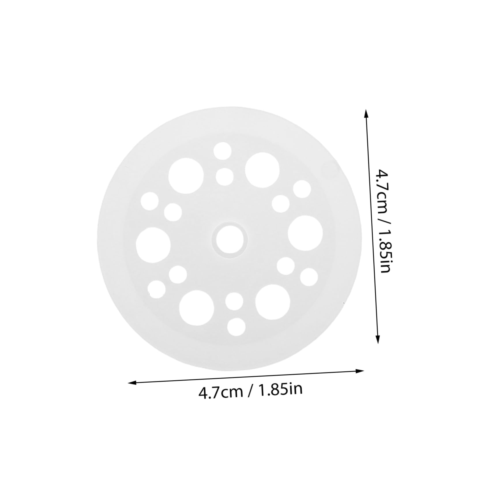 Arandelas de Plástico Blanco 45mm 200 Uds para Paneles | Polipropileno, Distribución de Carga y Fijación Segura, Uso en Construcción y Renovación