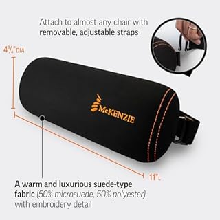 OPTP McKenzie Signature - Supporto lombare originale per sedie da ufficio e seggiolini auto