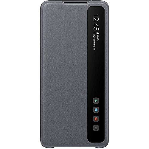 Clear View Custodia per Galaxy S20 Ultra 5G grigio