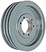 Gates QD3A8.2/B8.6 QD Multi-Duty Sheaves, A/B Section, 8.95" OD, 3 Groove, 2-1/2" Face Width, 2-1/2" Bore