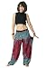 Harem Pants Unisex Geometric Mandala Harem Pants for Men & Women in Red