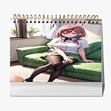 五等分の花嫁 中野三玖 中野一花199 カレンダー 2026年 卓上カレンダー 便利 自宅用 実用性 装飾 文房具