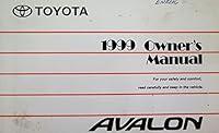 1999 Toyota Avalon Owners Manual B000X4JXWY Book Cover