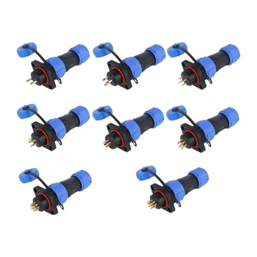 Conector de panel SP13 IP68 de 6 pines compatible con bases aéreas SP16 y SP17 2