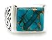 Natural Rocks by Kala Gorgeous Blue Mohave Copper Turquoise 925 Sterling Silver Men's Ring Size 7, 8, 9, 10, 11, 12, 13