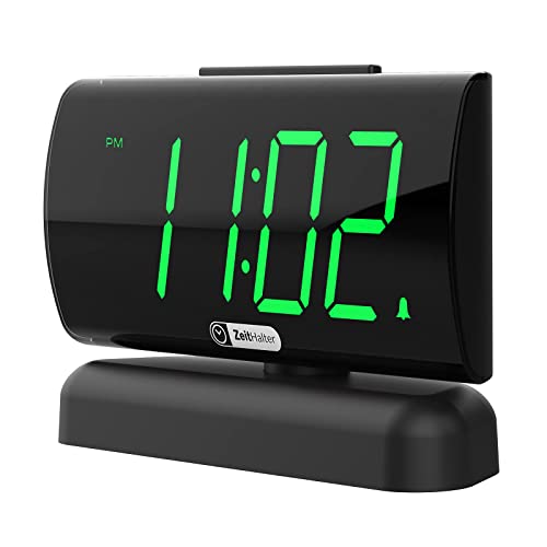 Alarm Clock Big Digits Wiht Swivel Base,2 Levels Alarm Sound,2-Level Brightness Digital Clock For Bedrooms,Easy To Read, Bedside Alarm Clock,12H Format, 9 Min Snooze,Outlet Powered, Battery Backup #TOP9