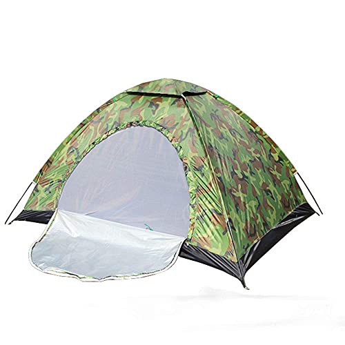 Tente camouflage 1-2 personnes compacte et portable pour camping et sport