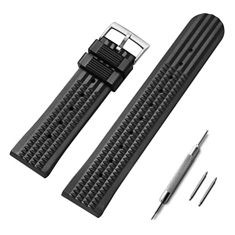 Correa de reloj de silicona de 20 mm ADDIESDIVE Cover