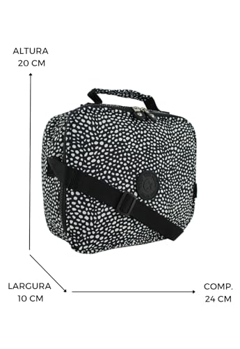 Bolsa Marmiteira Térmica com Estampa Preta