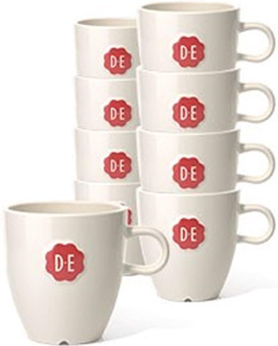 Douwe Egberts Tasse à café en porcelaine (12 x 180 ml)