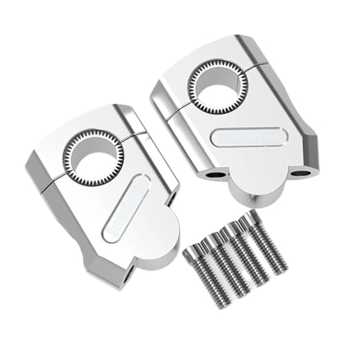 Elevadores Universales de aluminio para manillar de 28 y 22 mm con adaptador