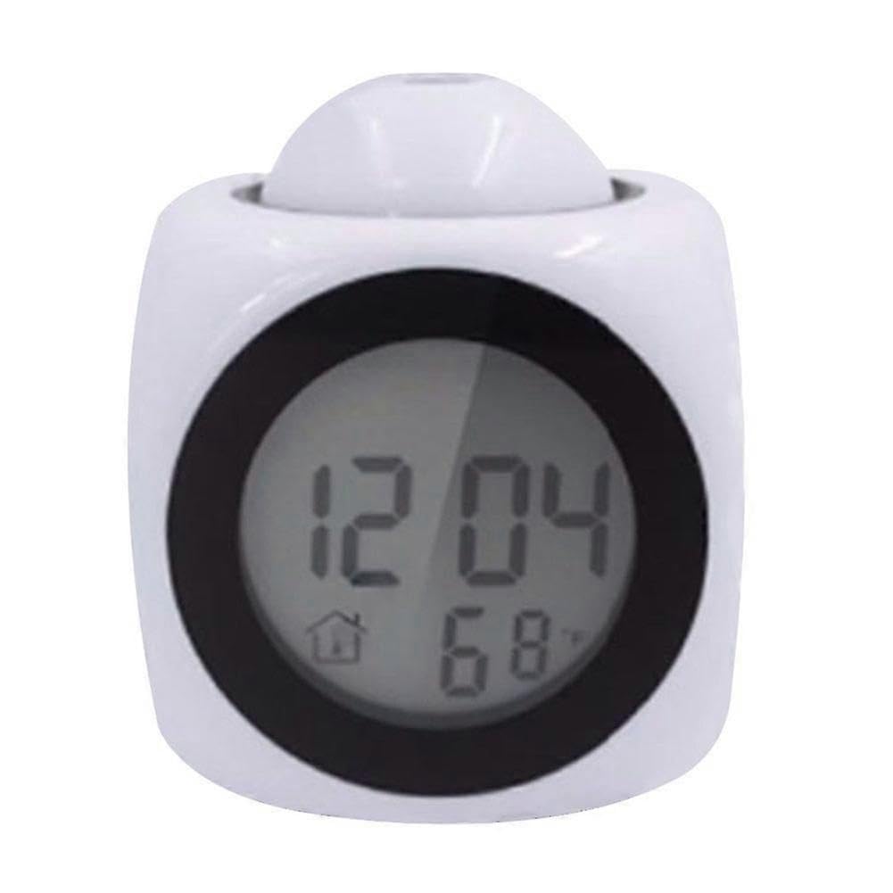 JOYHAPPST Fashion Portable Home BedroomLCD Display Time Voice Prompt Digital Alarm Clock