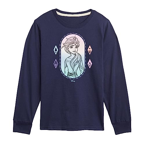 Disney Frozen 2 - Elsa Portrait - Toddler and Youth Long Sleeve Graphic T-Shirt