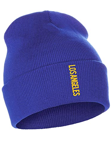 Daxton Vertical USA Cities Cuffed Beanie Winter...