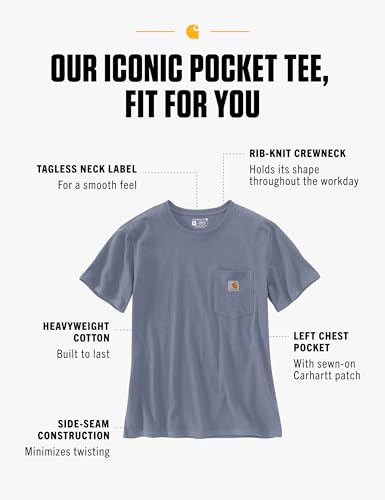 Carhartt Bekleidung 103067-V83 Pocket blau/lila S