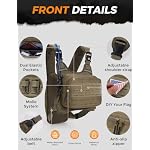 Tactical Running Vest with 2L Water Bladder,Hydration Backpack Men Women - Image 3
