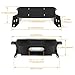KUAFU Winch Plate Compatible with 2021-2024 Ford Bronco Hidden Winch Mount Mounting Black Steel