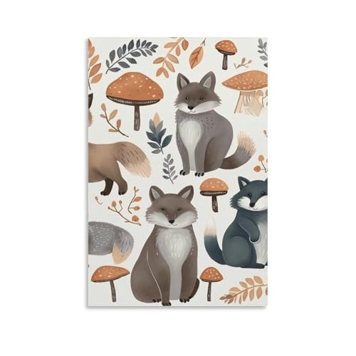 Impression sur toile de haute qualité raton laveur décoration murale d'intérieur