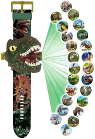 Relógio Projetor Infantil Dinossauro Tiranossauro Rex