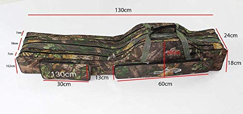 Foto von KANANA Angeltasche Rutentasche Rutenfutteral Angelkoffer 130cm (tasche130cmQ7)
