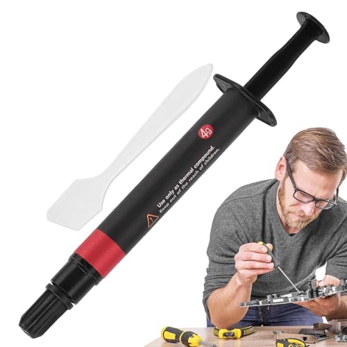 Pasta térmica para PC, pasta térmica de enfriamiento – ​​Pasta térmica para enfriar procesadores – Pasta térmica de metal líquido seguro, silicona térmica conductora disipación ther