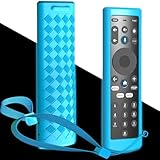 Case Cover for Xumo Stream Box Voice Remote Smart TV Controller Universal Silicone Skin Sleeve with Lanyard