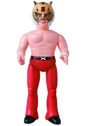 Medicom Sofubi Fighting Series #06: Shodai Tiger Mask Figure (Late Stage Version)